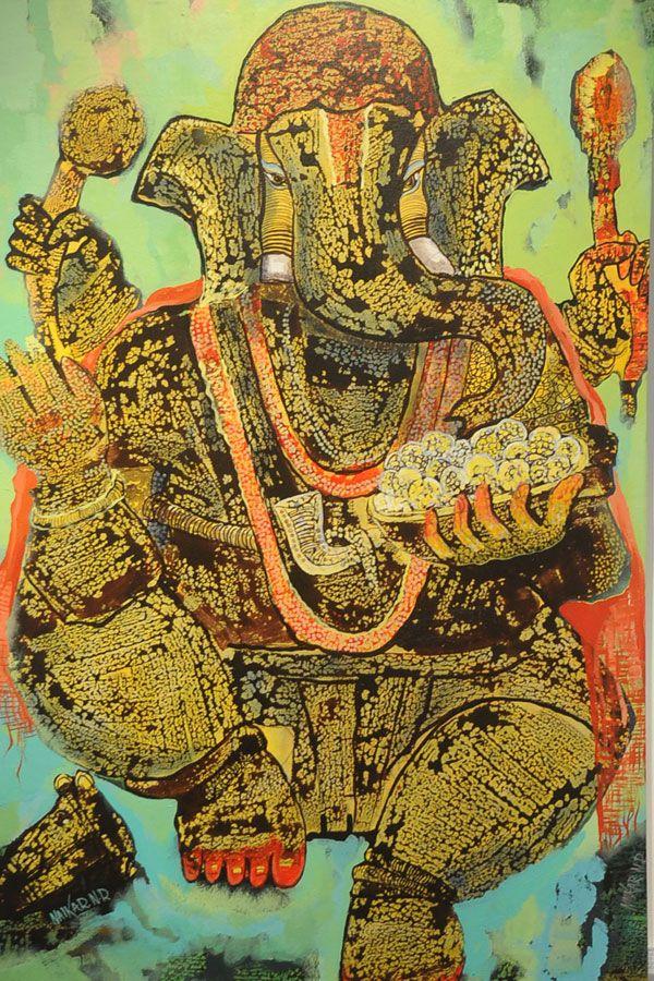 Lord Ganesha Painting Exhibition photos