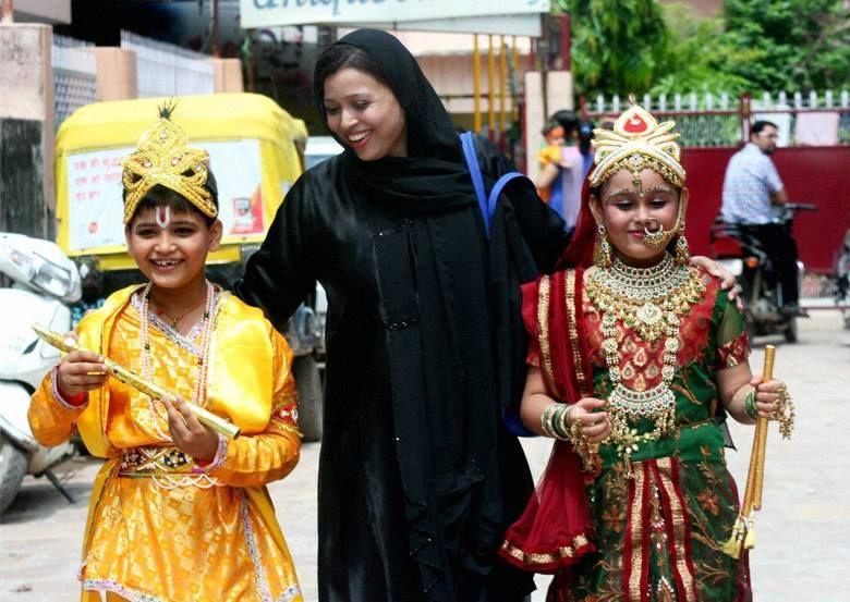 Muslims celebrates the birth of Krishna Photos