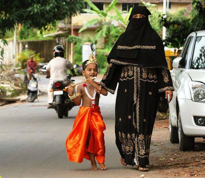 Muslims celebrates the birth of Krishna Photos