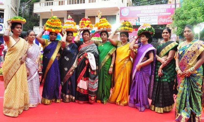 PHOTOS: Bathukamma Festival Celebrations