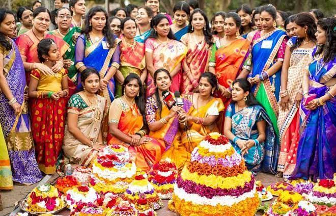 PHOTOS: Bathukamma Festival Celebrations
