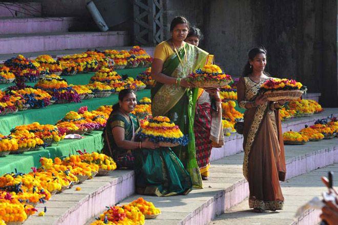 PHOTOS: Bathukamma Festival Celebrations