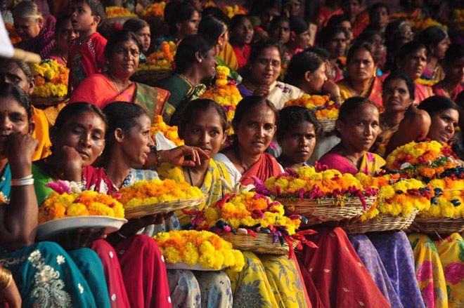 PHOTOS: Bathukamma Festival Celebrations