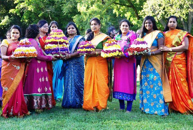 PHOTOS: Bathukamma Festival Celebrations