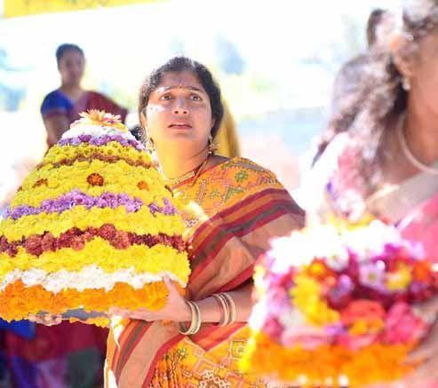 PHOTOS: Bathukamma Festival Celebrations