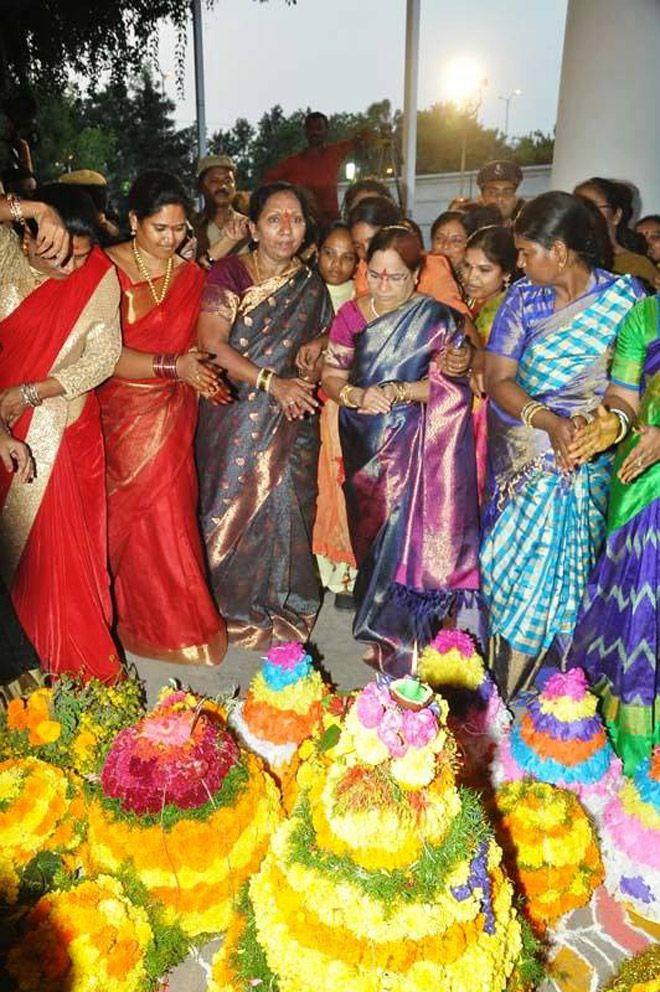 PHOTOS: Bathukamma Festival Celebrations