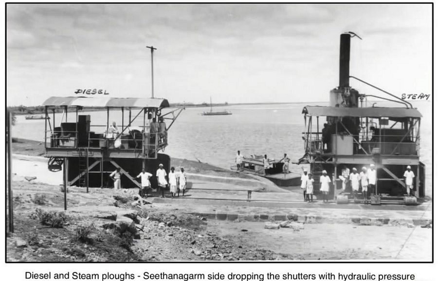 Prakasam Barrage Construction Rare Photos