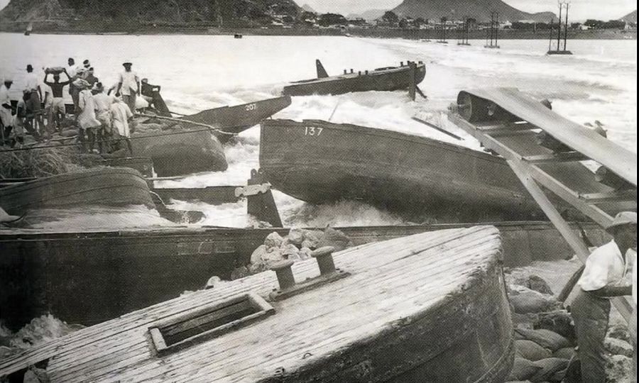 Prakasam Barrage Construction Rare Photos