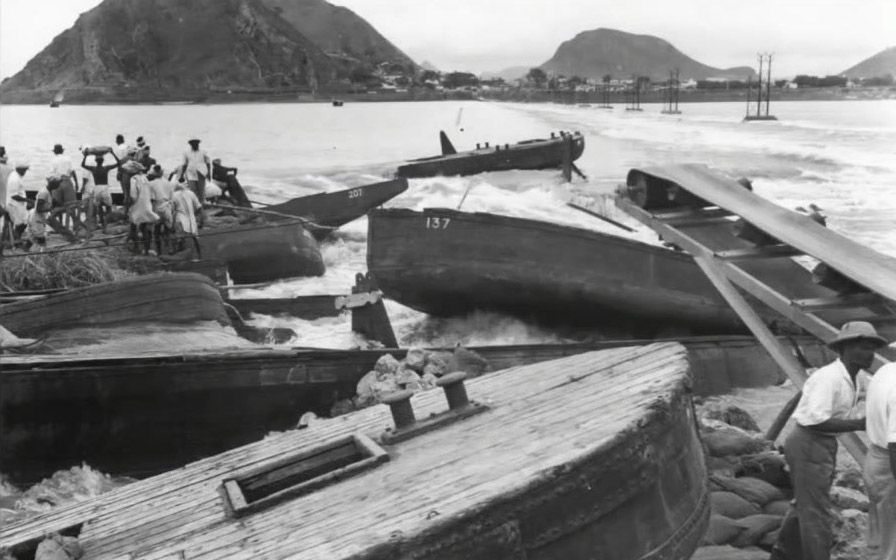 Prakasam Barrage Construction Rare Photos