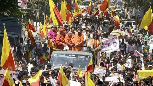 Rare images of Karnataka and tamilnadu Bundh photoss