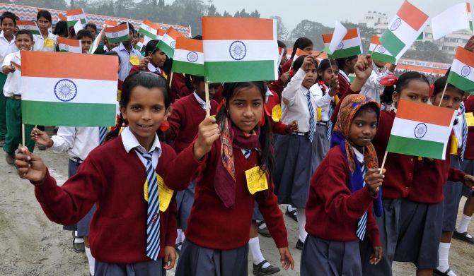 Republic Day Celebrations in Schools Photos