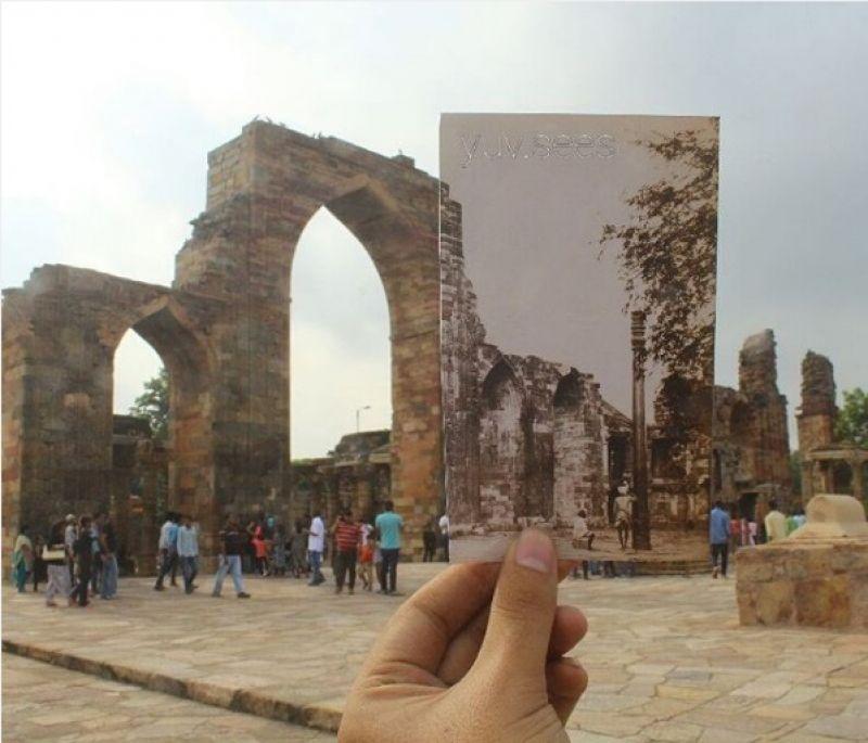 Trace the evolution of Delhi’s famous landmarks