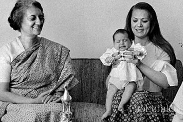 UNSEEN & RARE Pictures of Sonia Gandhi