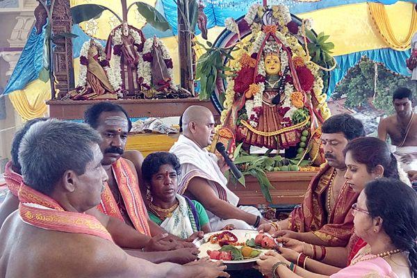 Varalakshmi Vratham Richly Done In Telugu States