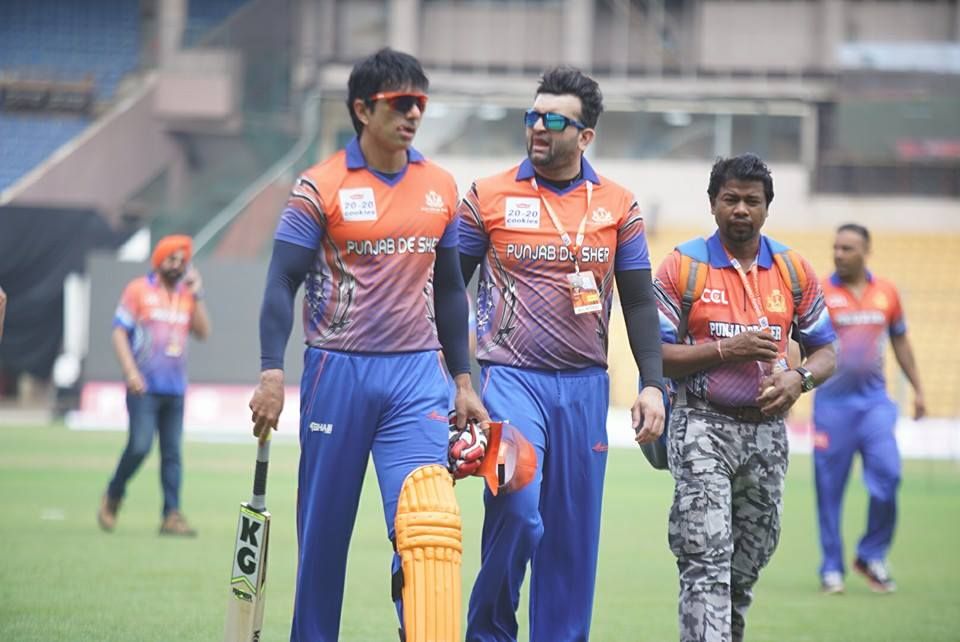 CCL 6 Mumbai Heroes Vs Punjab De Sher T20 Match Photos