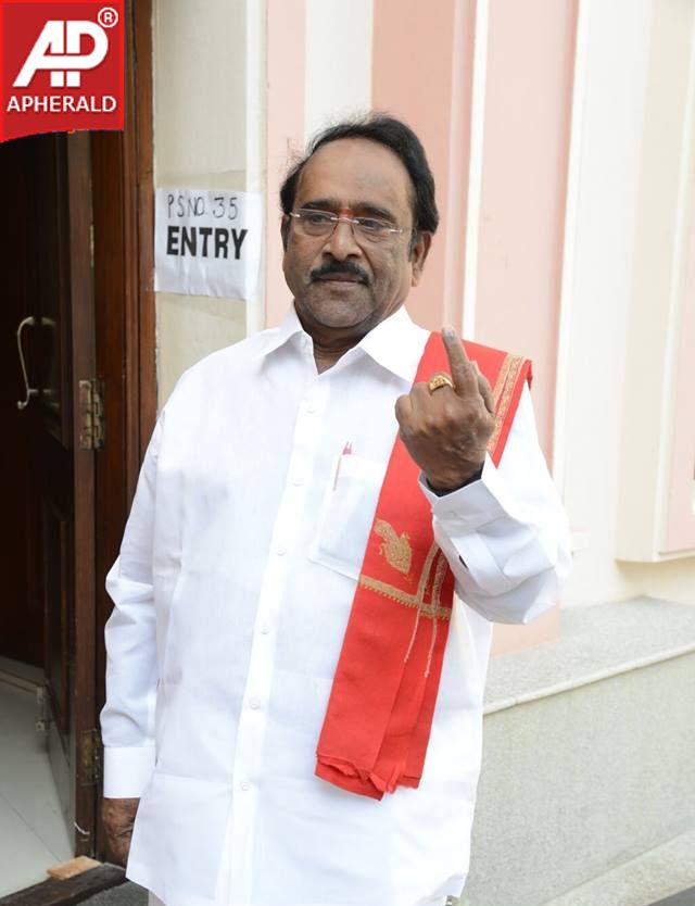 Celebrities Cast Their Vote in GHMC Elections Photos