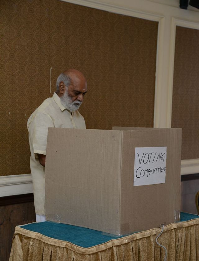 Celebrities Cast Their Vote in GHMC Elections Photos