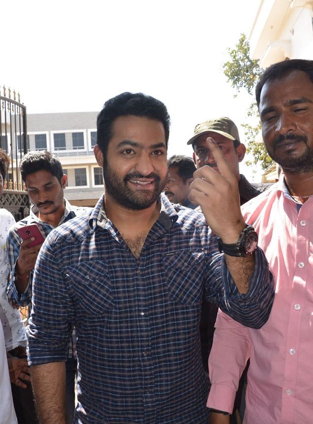 Celebrities Cast Their Vote in GHMC Elections Photos