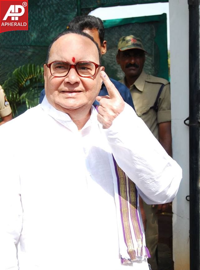 Celebrities Cast Their Vote in GHMC Elections Photos