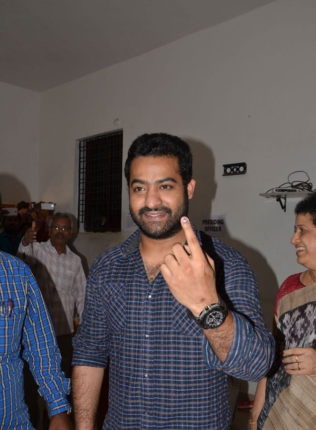 Celebrities Cast Their Vote in GHMC Elections Photos