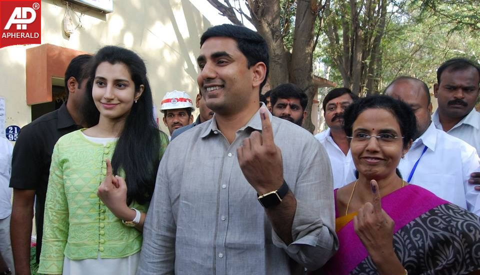 Celebrities Cast Their Vote in GHMC Elections Photos