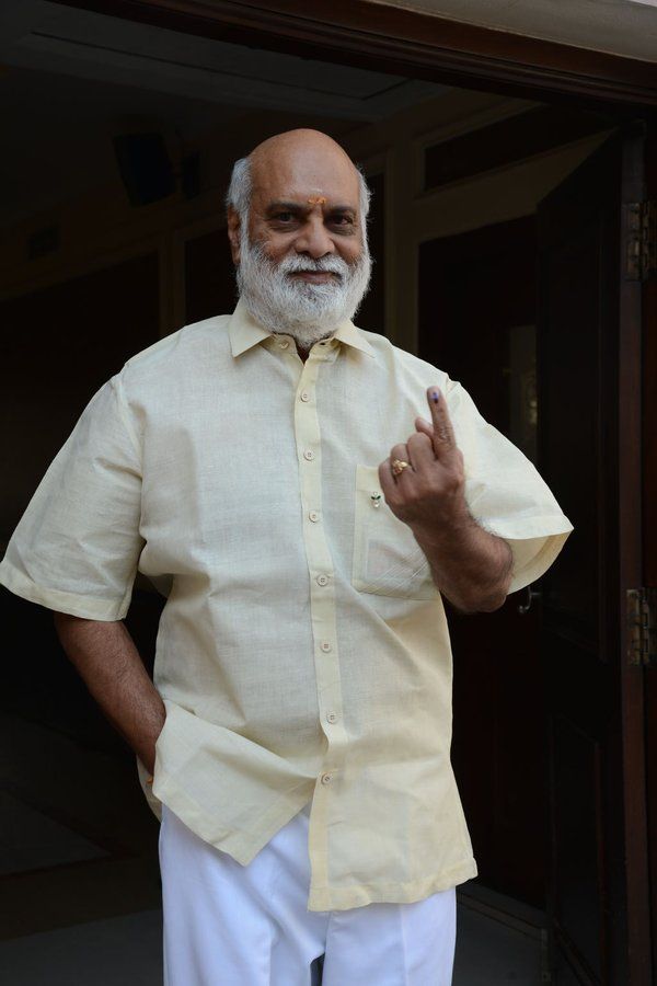 Celebrities Cast Their Vote in GHMC Elections Photos