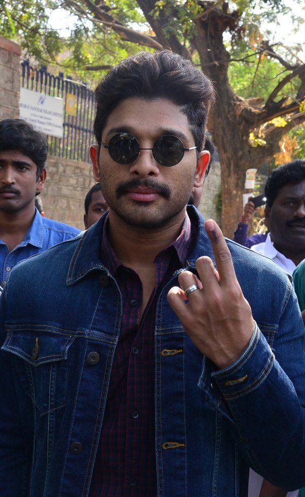 Celebrities Cast Their Vote in GHMC Elections Photos