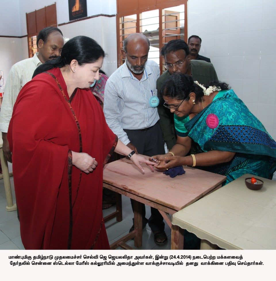 Celebrity And polticians Voting Tamil Nadu, Puducherry and Kerala Assembly election 2016