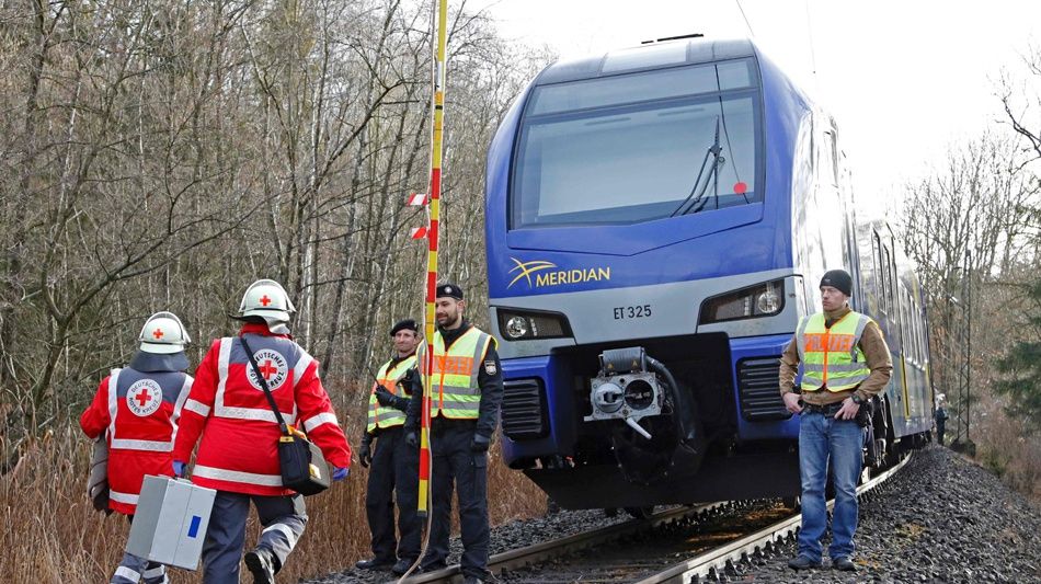 Germany Train Crash Photos