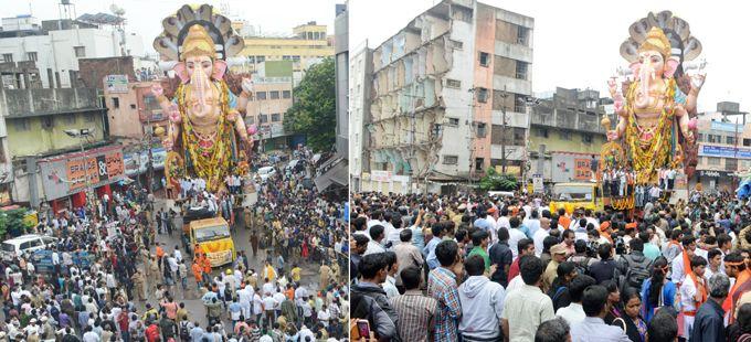 Khairatabad Ganesh Nimajjanam Photos