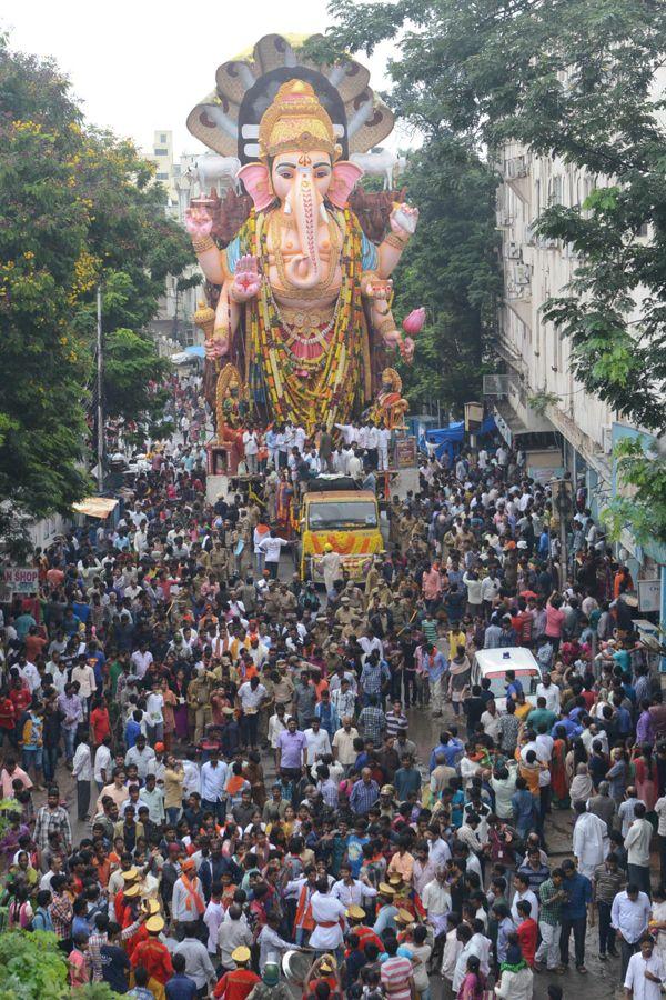 Khairatabad Ganesh Nimajjanam Photos