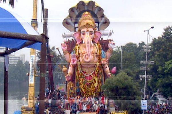 Khairatabad Ganesh Nimajjanam Photos