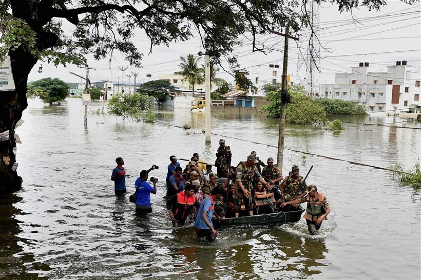 Latest chennai airport floods photos