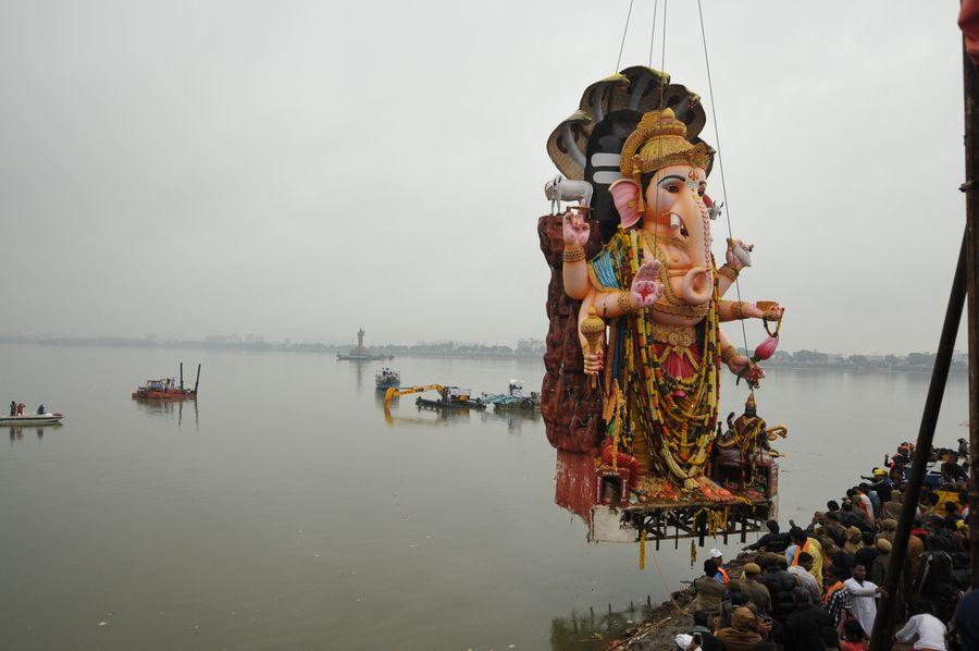 PHOTOS: Ganesh Nimajjanam in Hyderabad