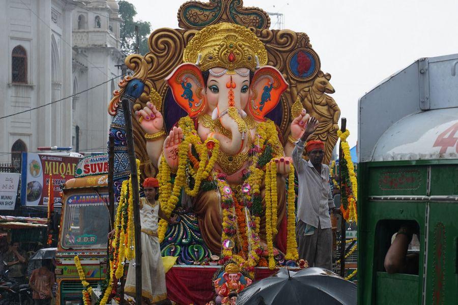 PHOTOS: Ganesh Nimajjanam in Hyderabad