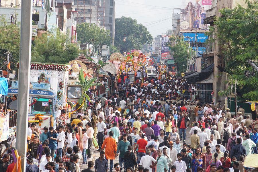 PHOTOS: Ganesh Nimajjanam in Hyderabad