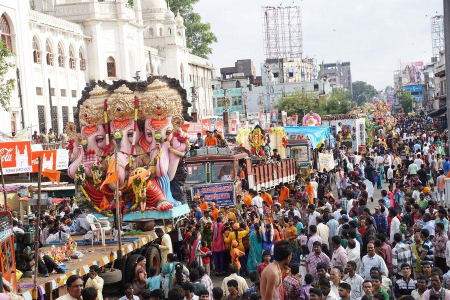 PHOTOS: Ganesh Nimajjanam in Hyderabad