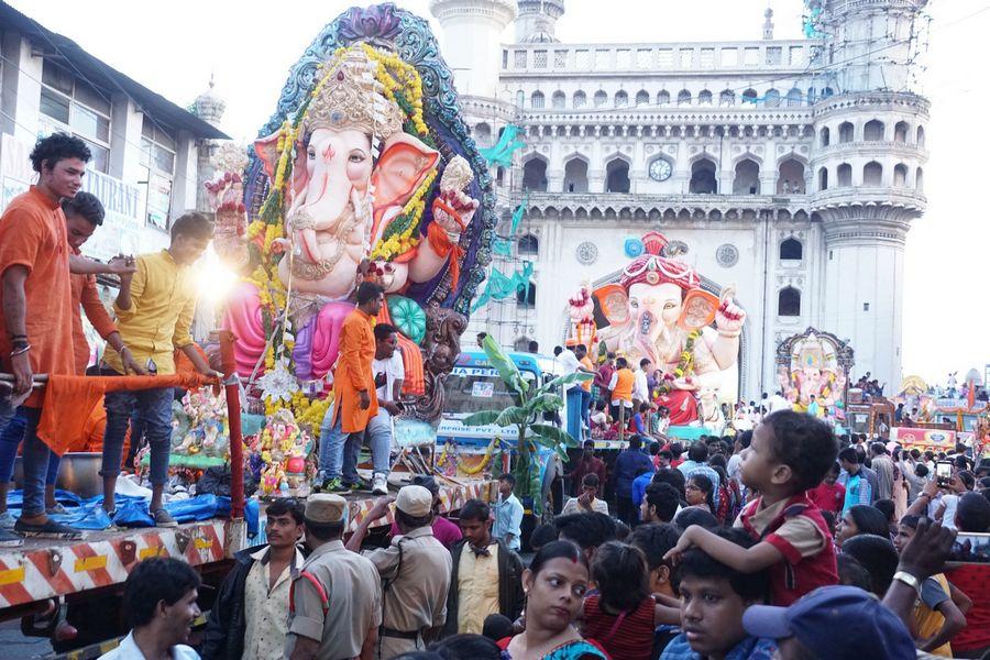 PHOTOS: Ganesh Nimajjanam in Hyderabad