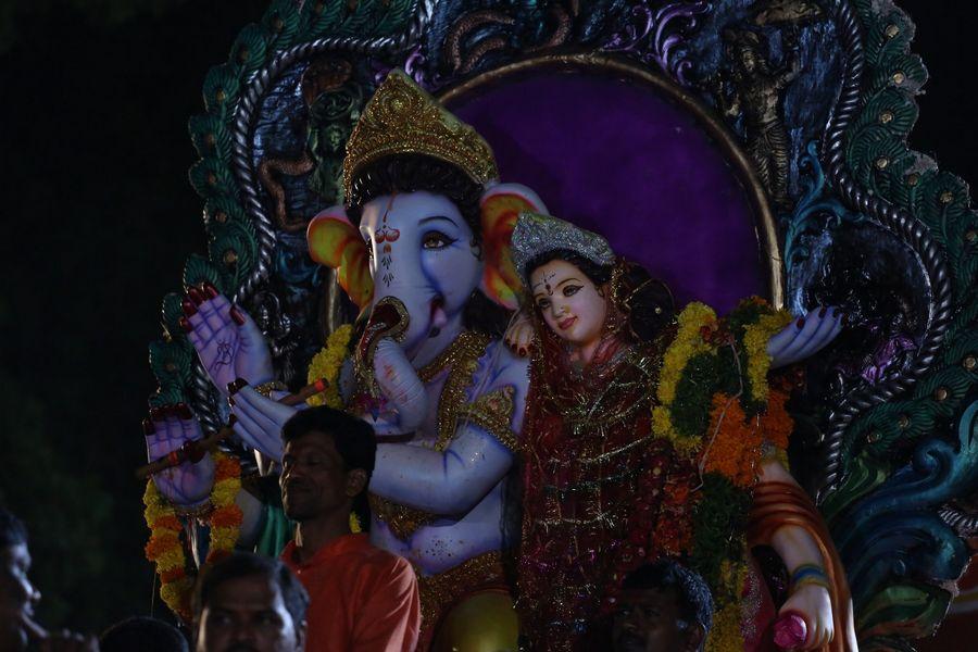 PHOTOS: Ganesh Nimajjanam in Hyderabad