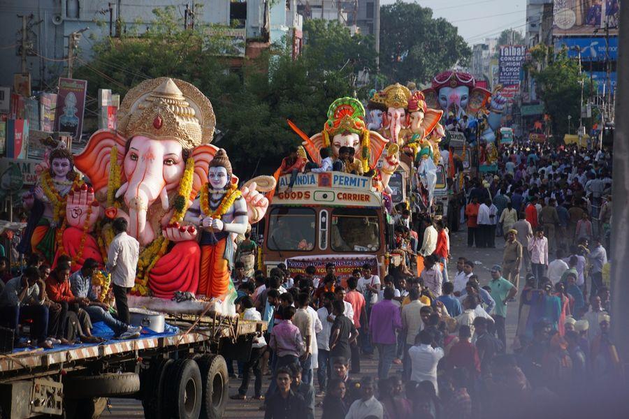 PHOTOS: Ganesh Nimajjanam in Hyderabad