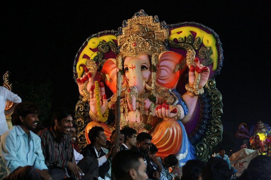 PHOTOS: Ganesh Nimajjanam in Hyderabad