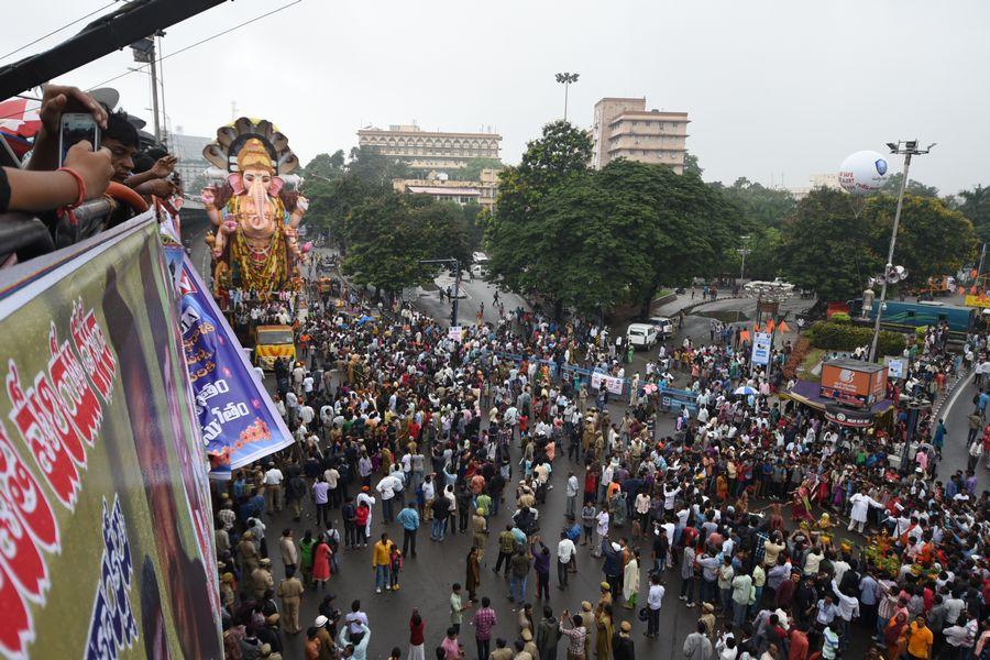 PHOTOS: Ganesh Nimajjanam in Hyderabad