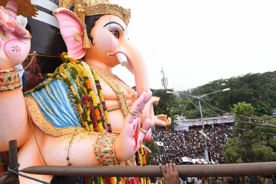 PHOTOS: Ganesh Nimajjanam in Hyderabad