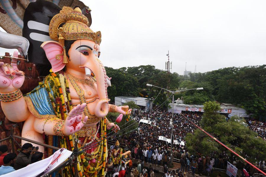 PHOTOS: Ganesh Nimajjanam in Hyderabad
