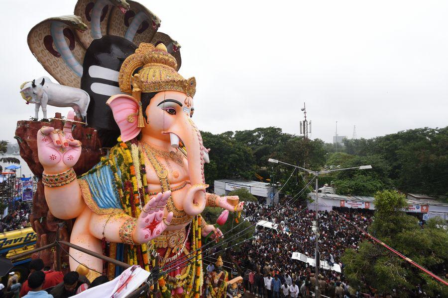 PHOTOS: Ganesh Nimajjanam in Hyderabad