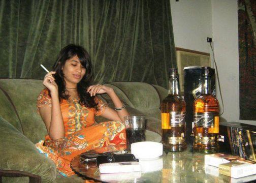 PHOTOS: Indian Girls Smoking & Drinking Alcohol