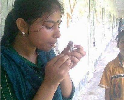 PHOTOS: Indian Girls Smoking & Drinking Alcohol