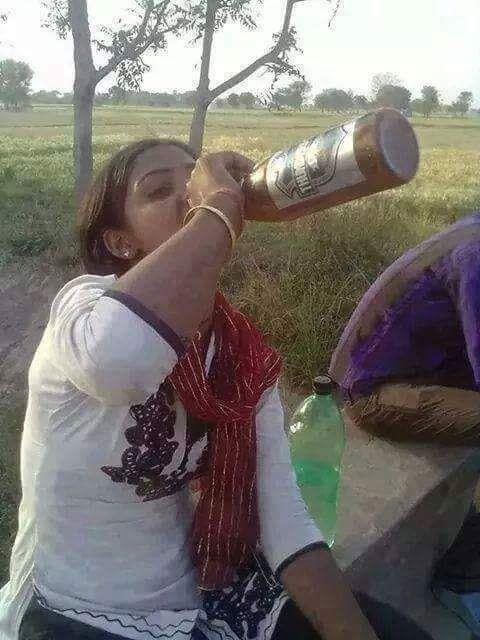 PHOTOS: Indian Girls Smoking & Drinking Alcohol