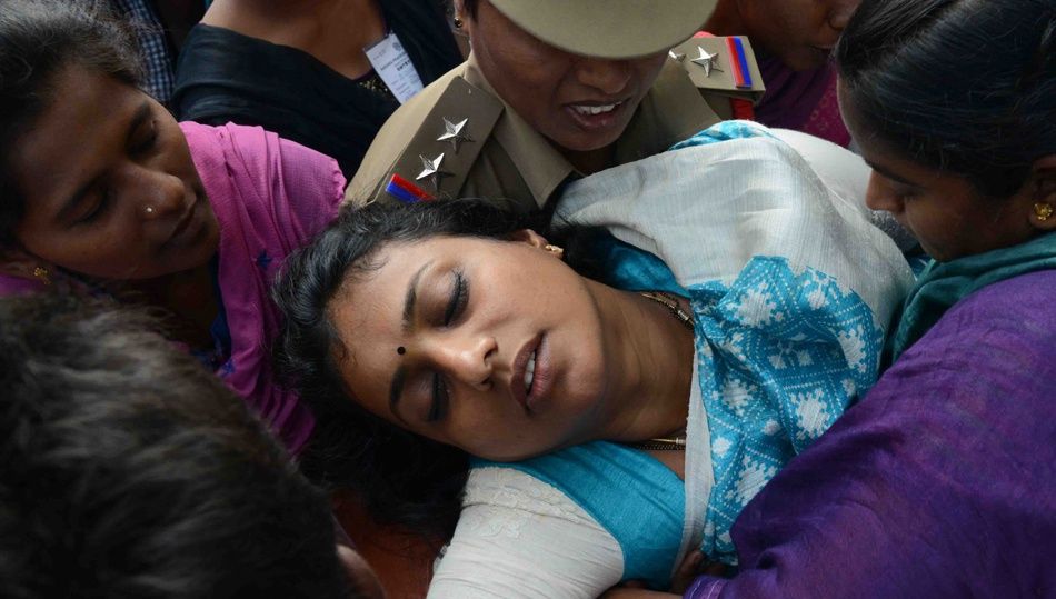 PHOTOS: YSRCP MLA Roja Injured and Admitted to NIMS