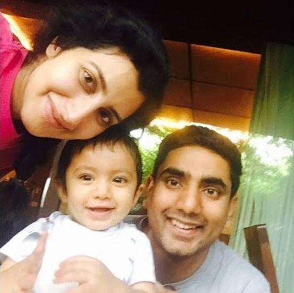 RARE & UNSEEN Private Pics of Nara Lokesh